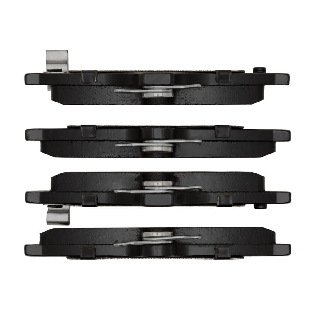 Disc Brake Pads For Chevy Corvette 1990 To 1996 Low Metallic Friction Mechanical Wear Sensor 2 18 Inner Height 4 49 In Width