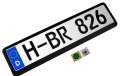 Erpart Complete Germany German Eec European Front License Plate Tag And Frame Set Kit For Porsche 356 911 912 930 914 924 928 