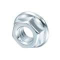 Uxcell 5 16 -18 Serrated Flange Hex Lock Nuts Carbon Steel Zinc Plated 25pcs