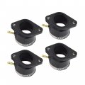 Motorcycle 4pcs Carburetor Carb Intake Boot 4jh-13596-02 Replacement For Yamaha Yzf600r Fzr600 95-07 4jh-13586-02