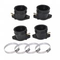 Motorcycle 4pcs Carburetor Carb Intake Boot 4jh-13596-02 Replacement For Yamaha Yzf600r Fzr600 95-07 4jh-13586-02