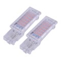 Beler 2pcs Interior Red Led Footwell Light Lamp Fit For Vw Golf 5 6 Scirocco Passat Cc Polo 6r Seat Ibiza 