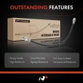A-premium Front Driver Brake Hydraulic Hose Compatible With Ford And Mercury Models Taurus 2008-2012 Sable 2008-2009 Replace