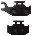 Emgo Rear Brake Pads Compatible With Can Am 2012 Outlander Max 650 Xtp 2007-12 800