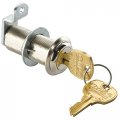 1-3 4 Long Cylinder Lock Antique Brass Keyed Alike
