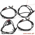 A-premium Front And Rear Abs Wheel Speed Sensor Compatible With Mercedes-benz Models C230 2002-2007 C240 C320 C280 C350 C32 Amg