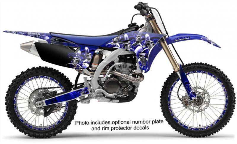 2006-2022 Ttr 50 Jester Blue Senge Graphics Base Kit For Yamaha