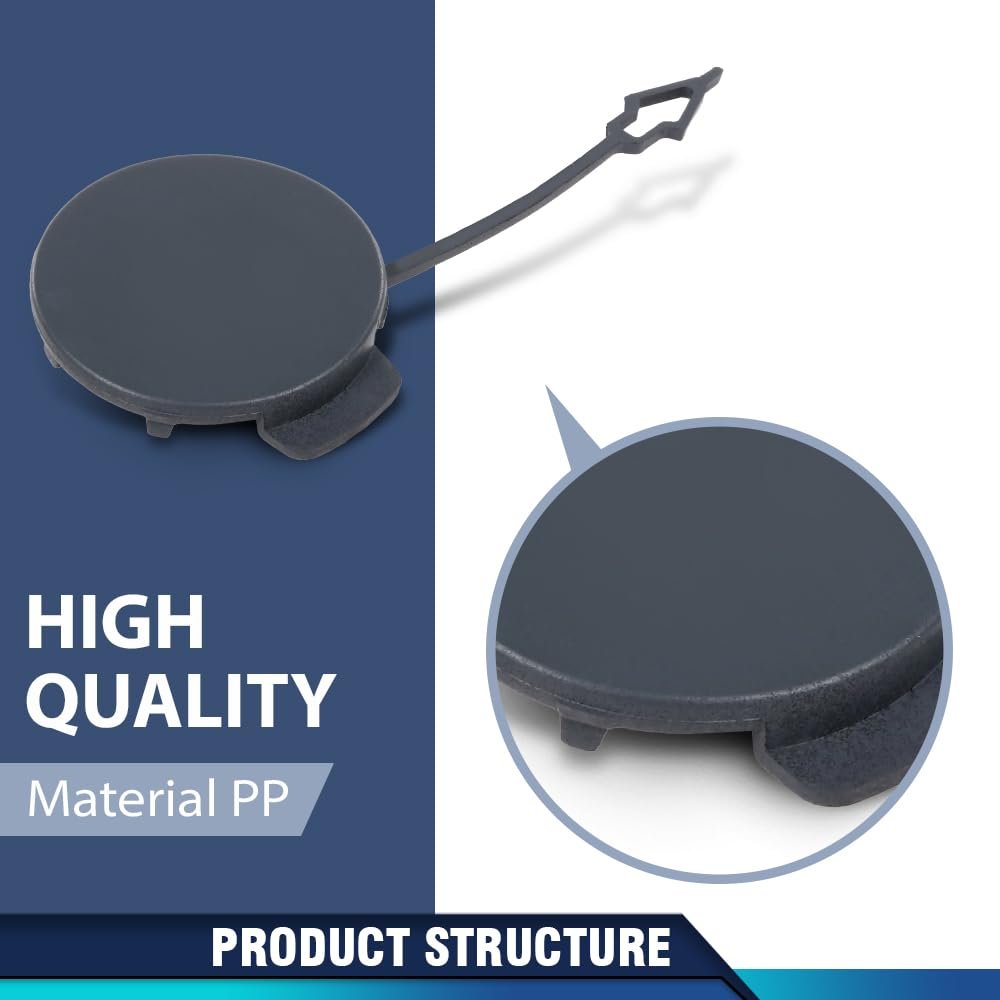 Front Bumper Tow Hook Eye Cover For Xe Xel 2020-2021 T4n33909lml Black