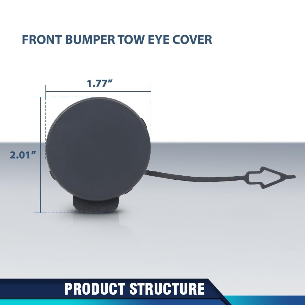 Front Bumper Tow Hook Eye Cover For Xe Xel 2020-2021 T4n33909lml Black