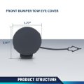 Front Bumper Tow Hook Eye Cover For Xe Xel 2020-2021 T4n33909lml Black