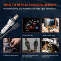 Hisport L54118861a O2 Oxygen Sensor Downstream 325mm For Mazda