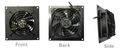 Coolerguys Pre-set Thermal Controlled Cooling Kits For Cabinets Av And Components Single 92mm Plastic 
