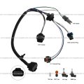Niuparts Wire Harness For High Low Beam Headlight Corner Lamp Marker Light With Bulbs Fit Volvo Vnl