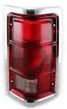 Tail Light Replacement Passenger Side Chrome Bezel Mechanics Choice For 1988-1993 Dodge Ramcharger 