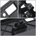 Non F-sport Package Factory Style Front License Plate Mounting Bracket Compatible With Lexus Nx300 Nx300h 18-21 Matte Black