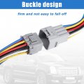 1 Set 15cm Car Male Female 12 Pin Plug Connector Pigtail Cable Way Wiring Harness