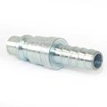 Interstate Pneumatics Cph663 8 Inch Industrial Steel Coupler Plug 3 Barb Npt 