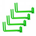 Autoswpozo 4-pack E-track Heavy Duty Shovel Tool Hanger Track Hooks For Tools Rakes Spades In Trailers Trucks Workshop And 