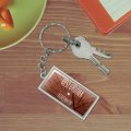 Graphics More Rectangle Personalized Custom 1 Line Best Brother Keychain In Chrome Plated Metal