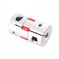 Uxcell Shaft Coupling 1 2inch To Bore L66xd40 Flexible Coupler Joint For Servo Stepped Motor