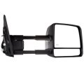 Towing Mirror For Toyota Tundra 2007 2017 Right Passenger Side Power Adjusted Heated With Turn Signal Light Black Textured Abs 