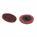Uxcell 2 Non Woven Surface Conditioning R-type Quick Change Discs Coarse Medium Grit