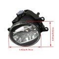 Pair Of Front Fog Light Replacement For 2020-2022 Highlander Driver Left And Passenger Right Side Lamps Bumper Assembly With