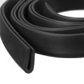 U Channel Edge Trim 16 4ft Length Rubber Guard Seal Strip Protector Round Type Fit For 1 5-2mm 15 64 W X 19 32 H Black 