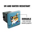 Calico Kitten With Cat Toys Trailer Hitch Cover Plug Fits 2 In Receivers Durable Black Abs Plastic Heavy Duty Tow Insert Modern