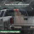 G-plus Third Brake Stop Light Cargo Lamp Compatible With 2015-2021 Chevy Silverado Gmc Sierra 1500 2500 3500 84900397