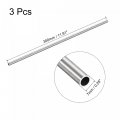 Uxcell 304 Stainless Steel Round Tube 7mm Od 0 8mm Wall Thickness 300mm Length 3 Pcs
