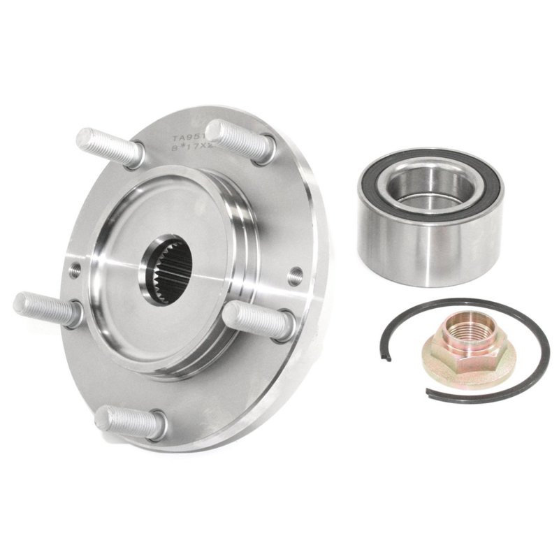 Front Wheel Hub Kit 29596141 With Ball Bearing Studs And Axle Nut Metal Construction 1 Pack