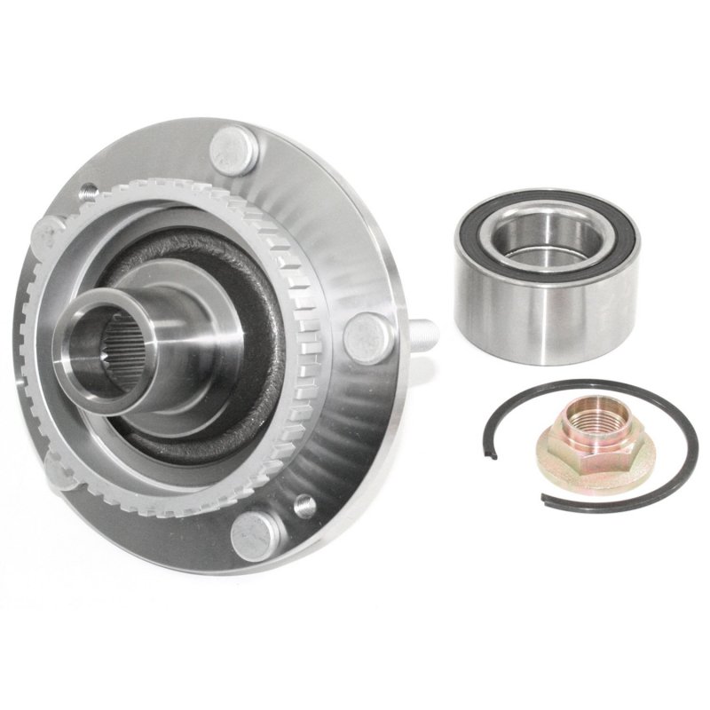 Front Wheel Hub Kit 29596141 With Ball Bearing Studs And Axle Nut Metal Construction 1 Pack