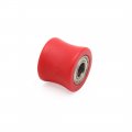 Uxcell 10mm Chain Roller Pulley Tensioner Wheel Guide Red For Motorcycle Atv Quad