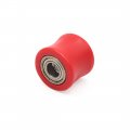 Uxcell 10mm Chain Roller Pulley Tensioner Wheel Guide Red For Motorcycle Atv Quad