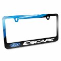 Ipick Image Made For Ford Logo Escape Waterfall Graphic Black Metal License Plate Frame