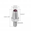 Uxcell Contact Point For Dial Indicator Linear Gauge 2 5mm Diameter Ball Tip M2 5 Thread 8mm Length
