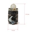 Carburetor And Gaskets For Echo Pb-602 Pb-603 Pb-610 Pb-611 Leaf Blower Replaces 12520008664 12520008665 12520008666