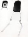 Smt-flame Backrest Sissy Bar Pad Compatible With Suzuki Boulevard C90 Vl1500 Intruder B00rudz2du
