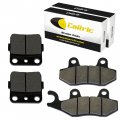 Front Rear Brake Pads Compatible With Yamaha Yz125w Yz-125w Yz250 Yz250wr Yz360 Competition 1989