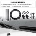 Uxcell 1 Set Windshield Washer Water Nozzle Spray No 8538144010 For Toyota Avalon Xl Xls 3 0l V6 Gas 2000-2004