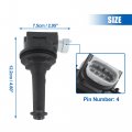 Uxcell Car Ignition Coil No 30713417 307134170 For Volvo T5 V70 S40 S60 Xc70 C70 V50 C30 Xc60