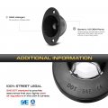 Vipmotoz Black Bezel License Plate Light Housing Replacement Compatible With 1994-2001 Dodge Ram 1500 2500 3500 Pickup Truck