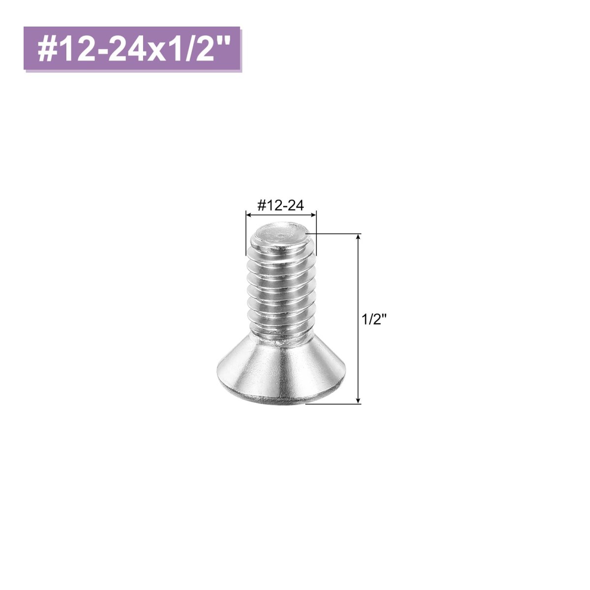 25 Pcs 12-24x1 2 Inches Machine Screws Phillips Pan Cross Head Fasteners Bolts 304 Stainless Steel Silver For Wall Socket House