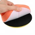 Uxcell 4-inch Foam Drill Buffing Sponge Pads Hook And Loop Wheel Buffer 3pcs