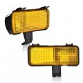 Front Turn Signal Park Lamps Lights For Chevy Pu Suburban Blazer And Gmc Jimmy 1981 1982 Yellow Lens Set Of Two 
