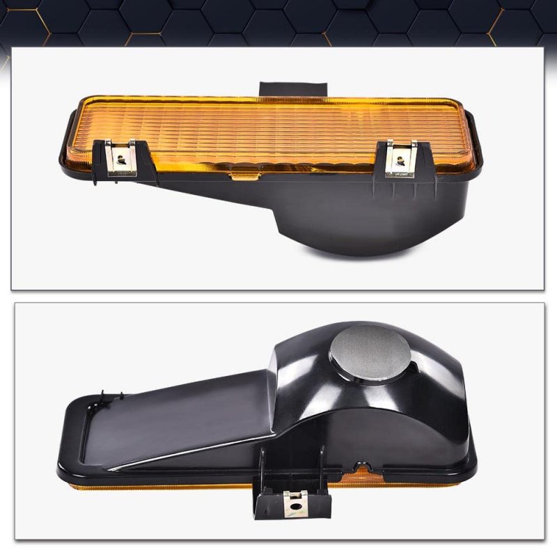 Front Turn Signal Park Lamps Lights For Chevy Pu Suburban Blazer And Gmc Jimmy 1981 1982 Yellow Lens Set Of Two