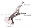 Locking Pliers 10 In Adjustable Flat Head Vise Grip Alloy Steel Wear Resistant Multifunction Welding Clamps Hand Tool