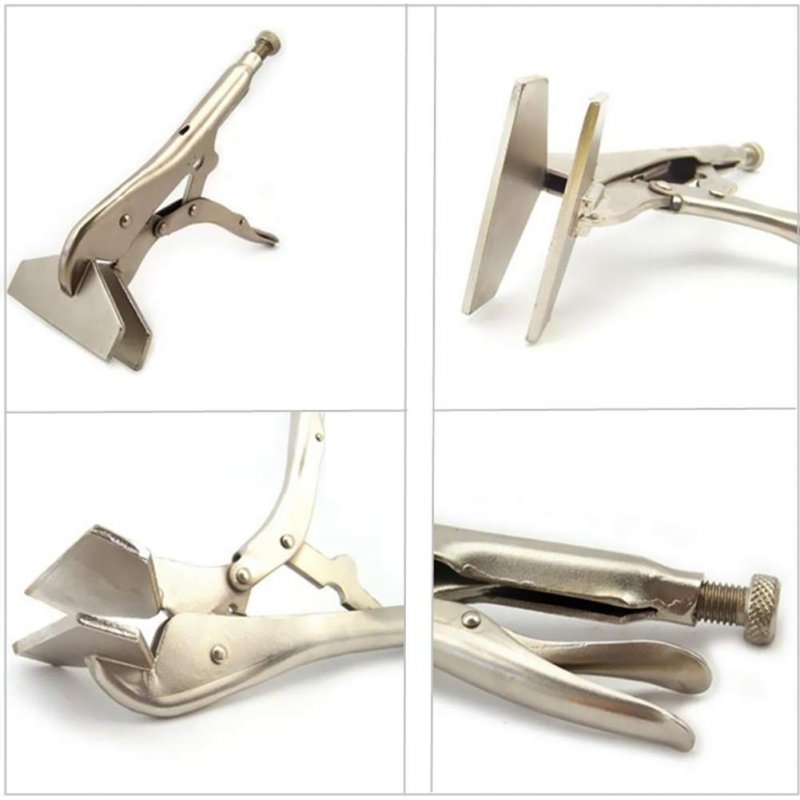 Locking Pliers 10 In Adjustable Flat Head Vise Grip Alloy Steel Wear Resistant Multifunction Welding Clamps Hand Tool