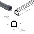 Automotive Water And Weather Resistant Adhesive Back Closed Cell Sponge Rubber Seal Black 1 Height 7 8 Backing 10 Ft